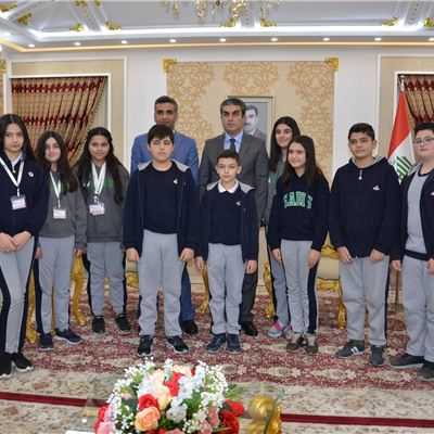SARDAM IS GR.6 TO GR.10 STUDENTS DISTRIBUTE SLO YEARBOOKS TO THE GOVERNOR AND THE DIRECTORS IN DUHOK